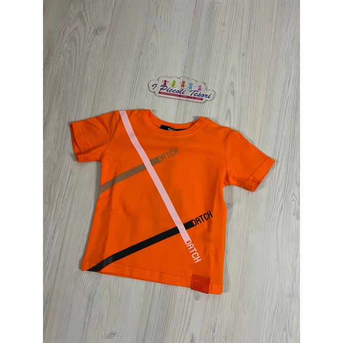 T-shirt arancio Datch DTH356/B
